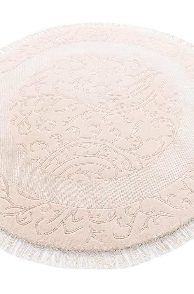 4' 10 x 4' 10 Hand Knotted Darya Wool Round Rug