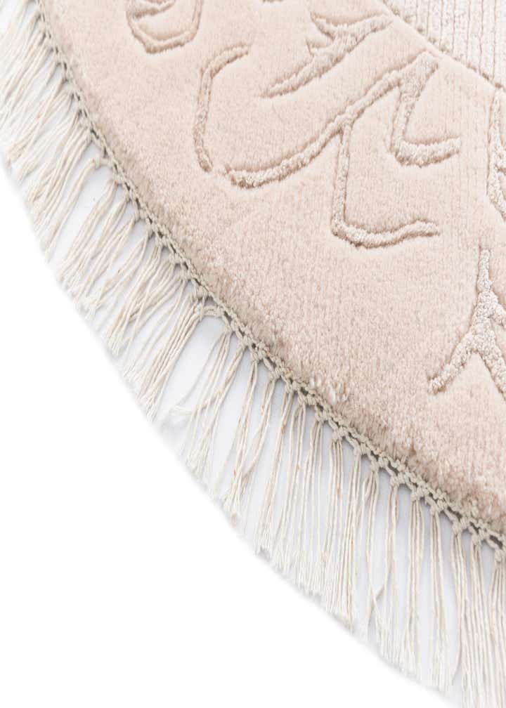 4' 10 x 4' 10 Hand Knotted Darya Wool Round Rug