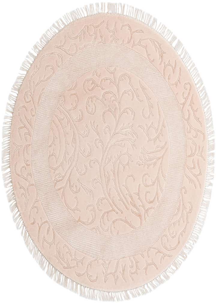 4' 10 x 4' 10 Hand Knotted Darya Wool Round Rug
