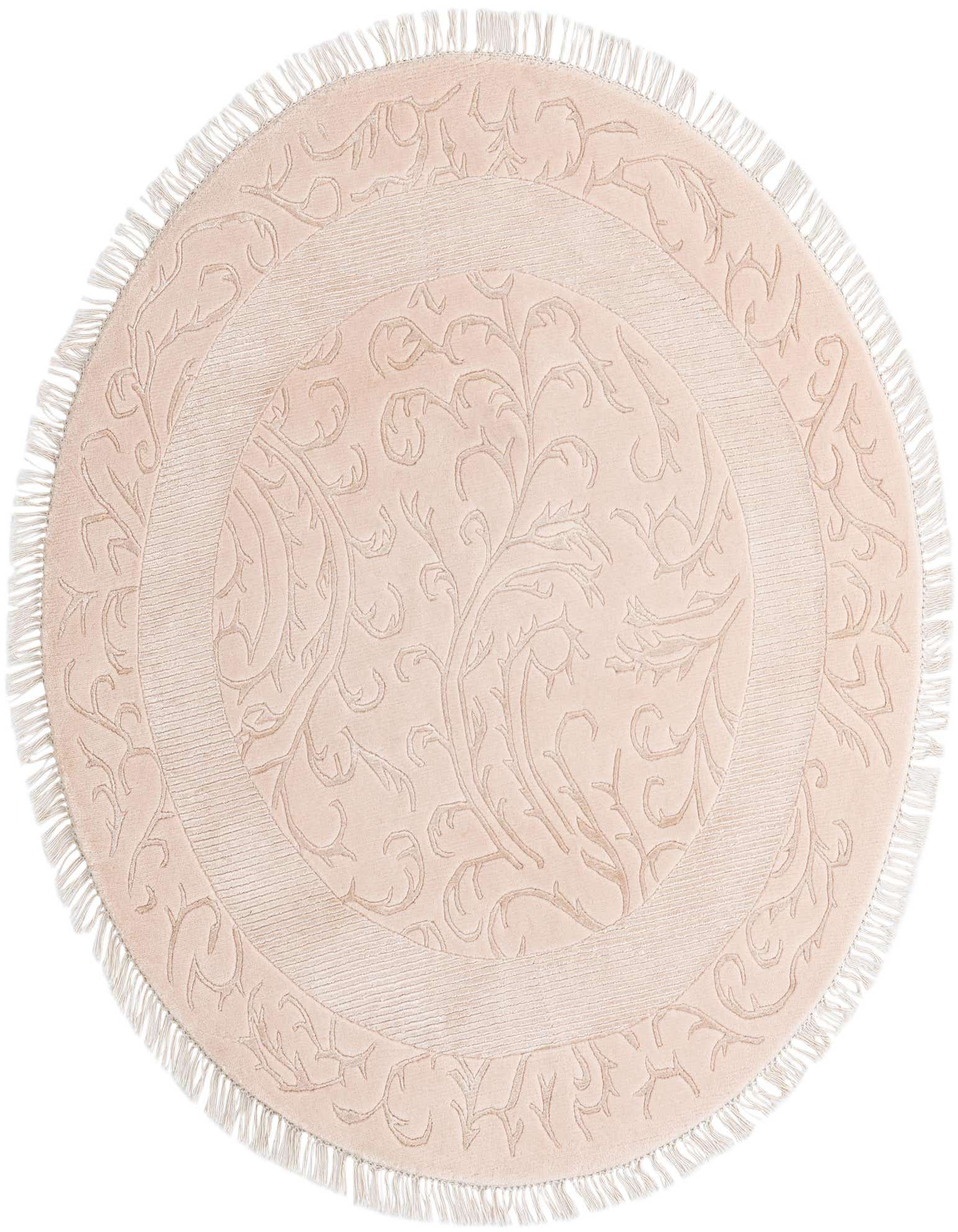 4' 10 x 4' 10 Hand Knotted Darya Wool Round Rug