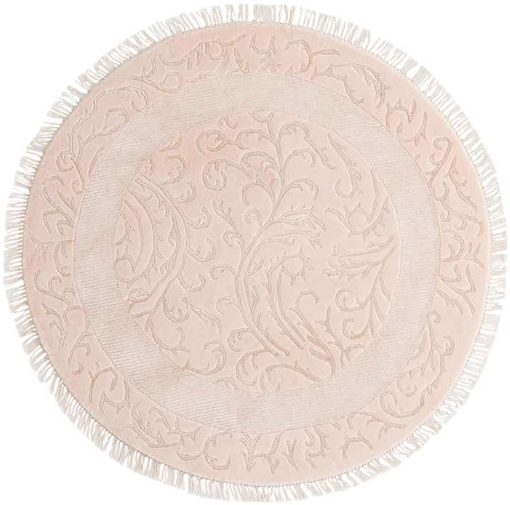 4' 10 x 4' 10 Hand Knotted Darya Wool Round Rug