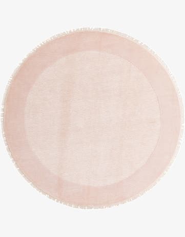 6' 6 x 6' 6 Hand Knotted Darya Wool Round Rug
