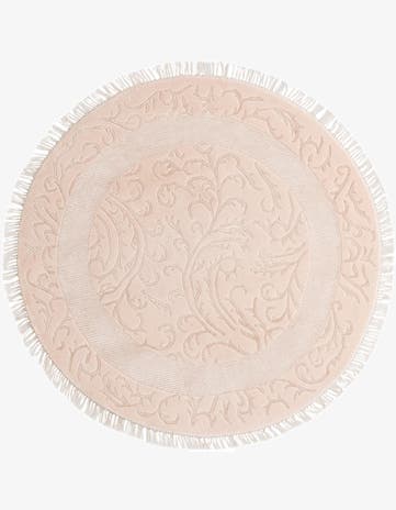 4' 10 x 4' 10 Hand Knotted Darya Wool Round Rug