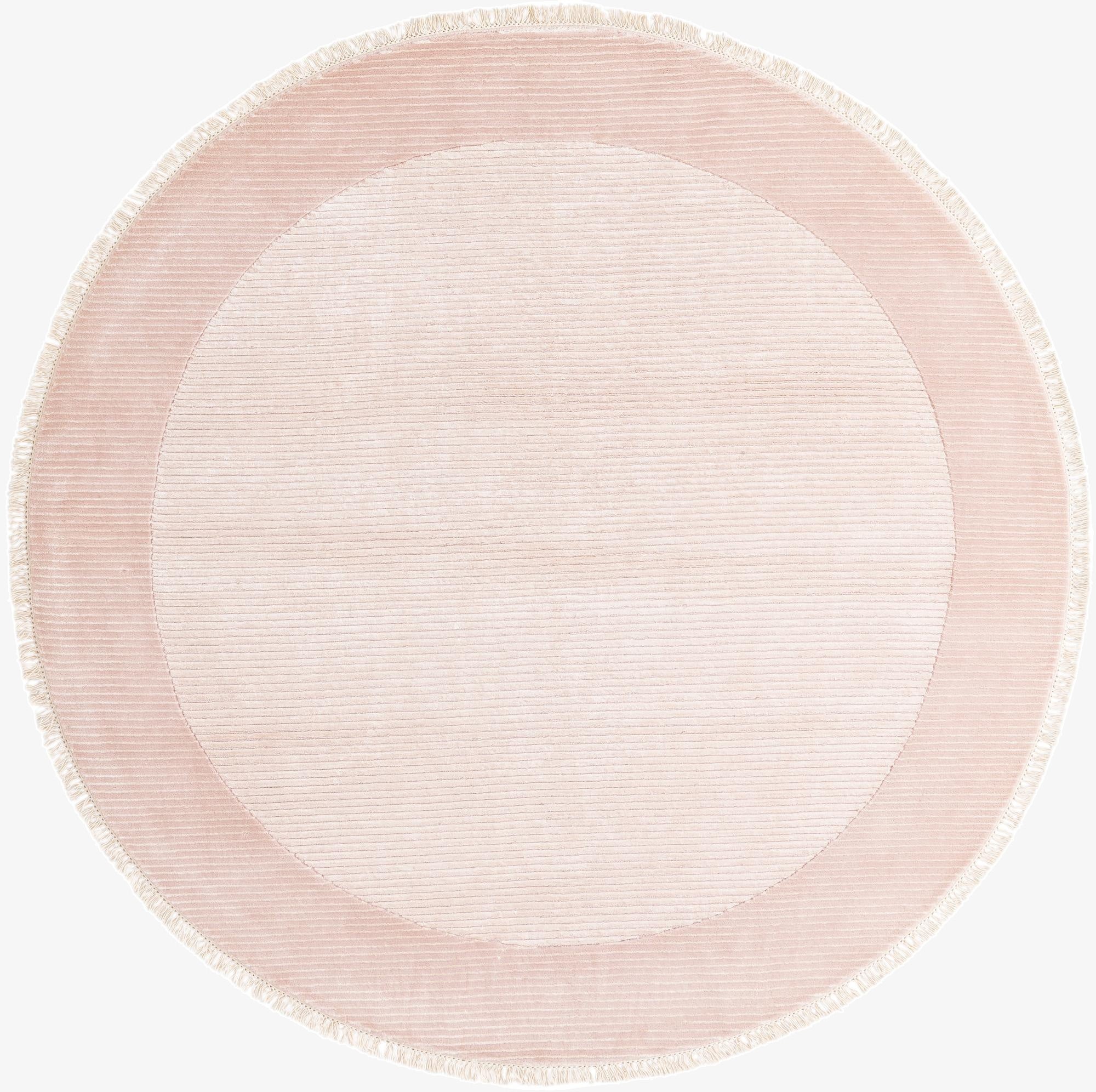 6' 6 x 6' 6  Hand Knotted Darya Wool Round Rug