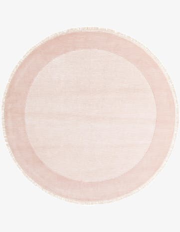 6' 6 x 6' 6 Hand Knotted Darya Wool Round Rug
