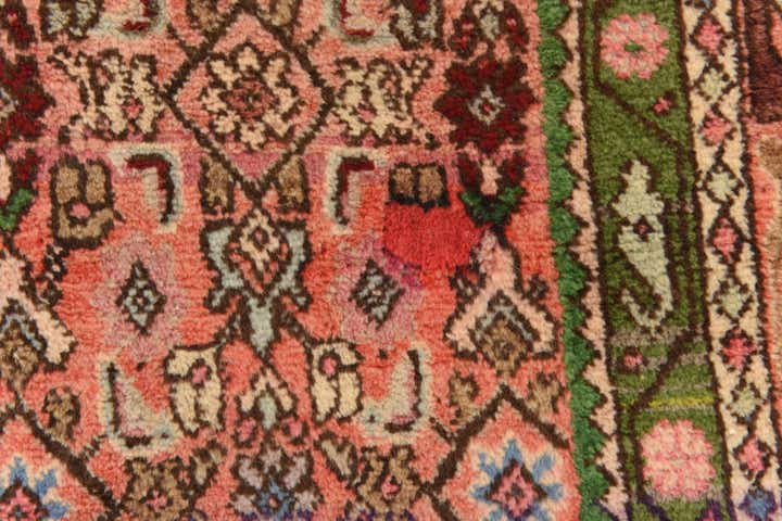 4' 7 x 9' 9 Hand Knotted Bidjar Persian Wool Runner Rug