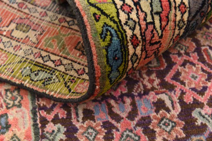 4' 7 x 9' 9 Hand Knotted Bidjar Persian Wool Runner Rug