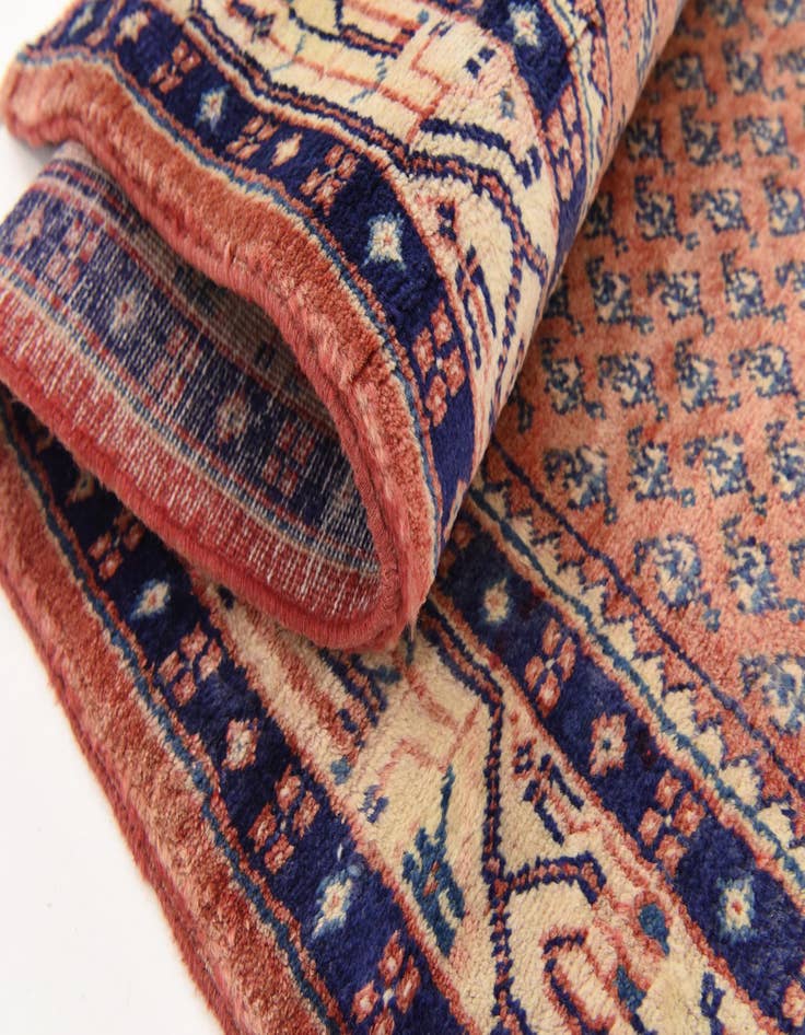 Detail image of 3' 7 x 10' 5  Hand Knotted Botemir Persian Wool Runner Rug