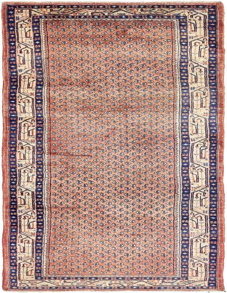 Primary image 3' 7 x 10' 5  Hand Knotted Botemir Persian Wool Runner Rug