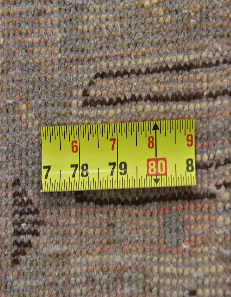 Detail image of 3' 8 x 10' 4 Hand Knotted Botemir Persian Wool Runner Rug