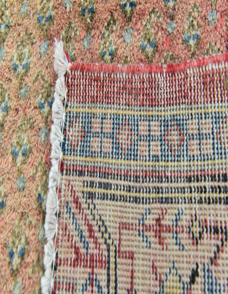 Detail image of 3' 8 x 10'  Hand Knotted Botemir Persian Wool Runner Rug