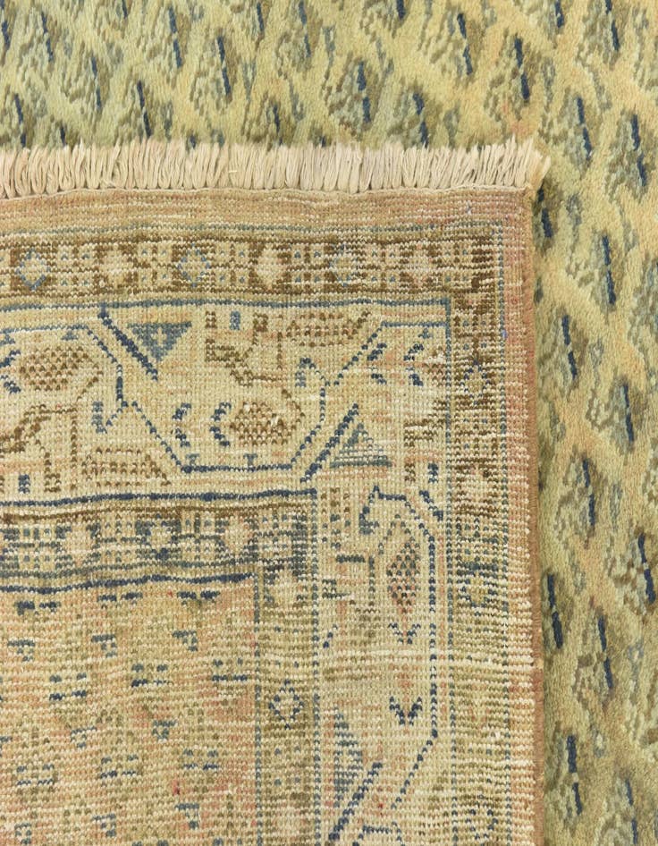 Detail image of 4' 7 x 10' 10  Hand Knotted Botemir Persian Wool Runner Rug