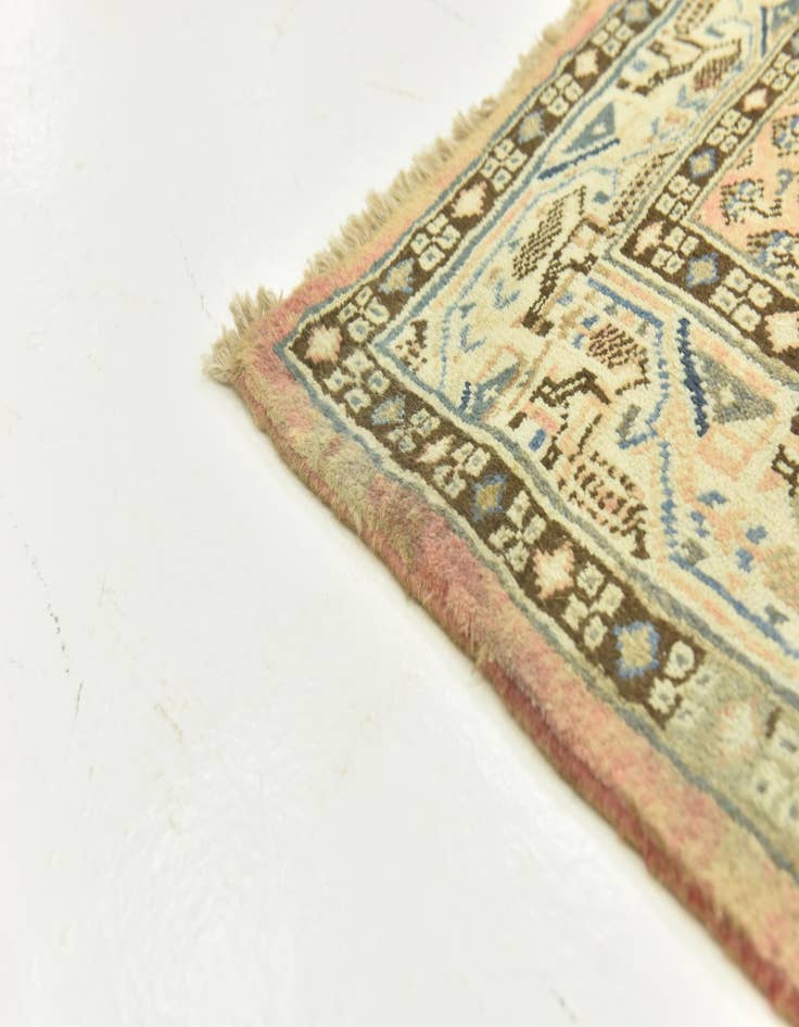 Detail image of 4' 7 x 10' 10  Hand Knotted Botemir Persian Wool Runner Rug