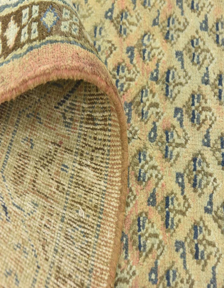 Detail image of 4' 7 x 10' 10  Hand Knotted Botemir Persian Wool Runner Rug