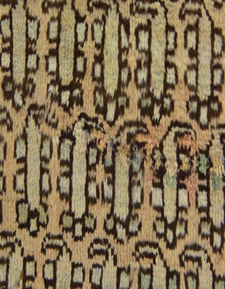 Detail image of 4' 3 x 10' Hand Knotted Farahan Persian Wool Runner Rug