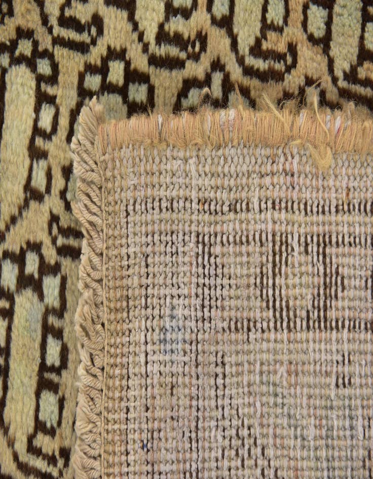 Detail image of 4' 3 x 10' Hand Knotted Farahan Persian Wool Runner Rug