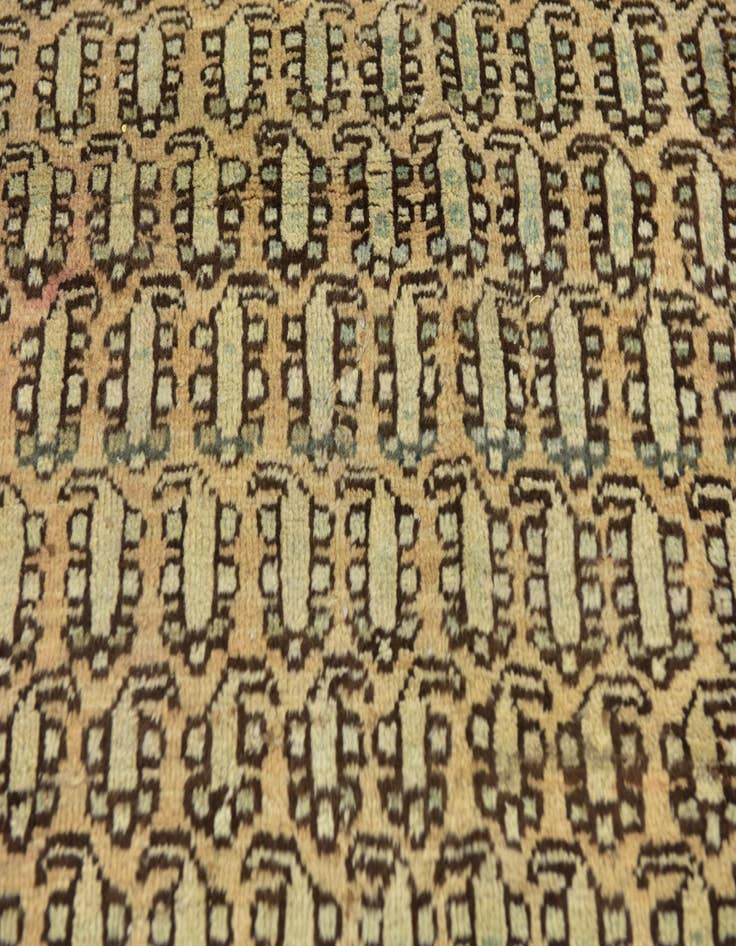 Detail image of 4' 3 x 10' Hand Knotted Farahan Persian Wool Runner Rug