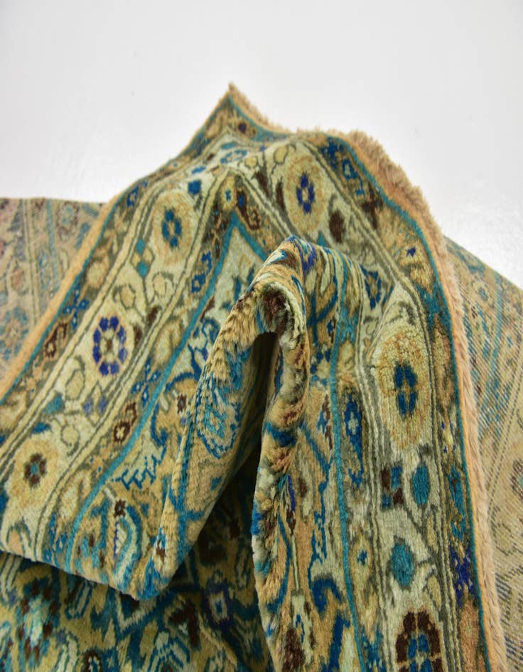 Detail image of 3' 7 x 10' Hand Knotted Farahan Persian Wool Runner Rug