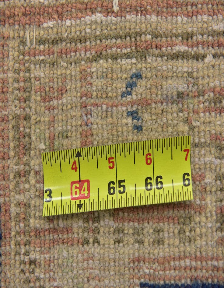 Detail image of 3' 6 x 10' 2 Hand Knotted Farahan Persian Wool Runner Rug