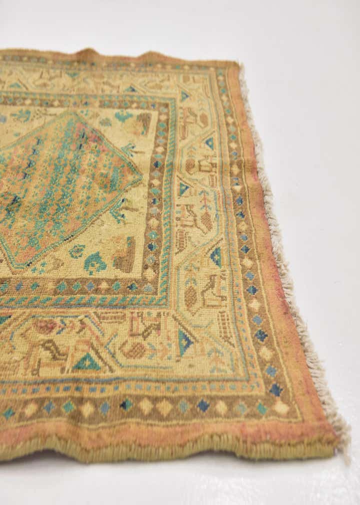 3' 5 x 10' Hand Knotted Farahan Persian Wool Runner Rug