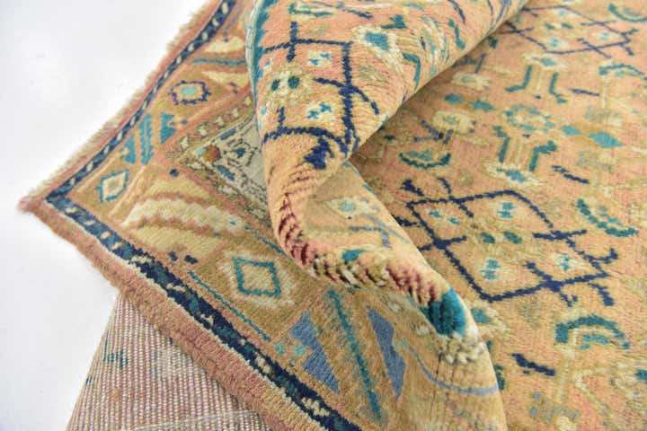 4' 9 x 9' 7 Hand Knotted Farahan Persian Wool Runner Rug