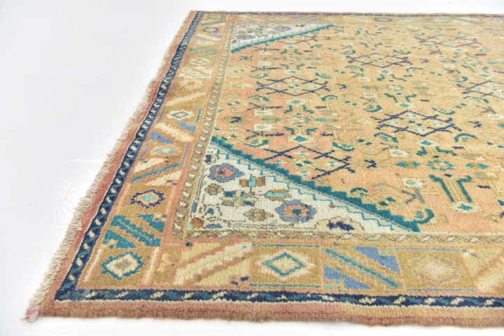 4' 9 x 9' 7 Hand Knotted Farahan Persian Wool Runner Rug