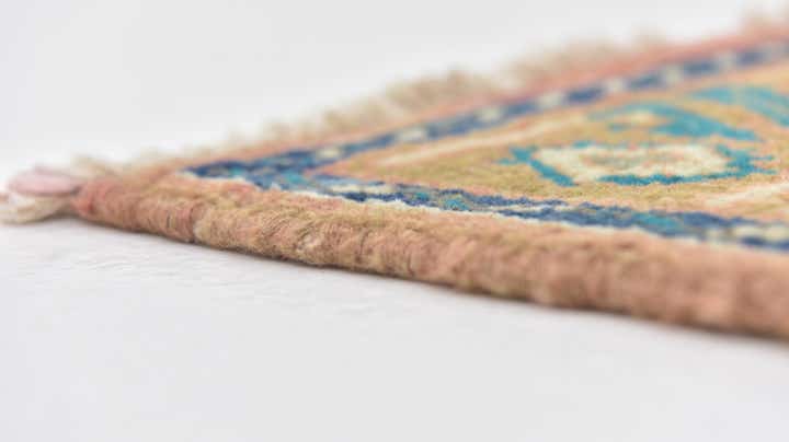 4' 9 x 9' 7 Hand Knotted Farahan Persian Wool Runner Rug