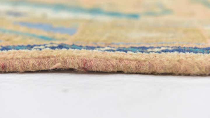 4' 9 x 9' 7 Hand Knotted Farahan Persian Wool Runner Rug