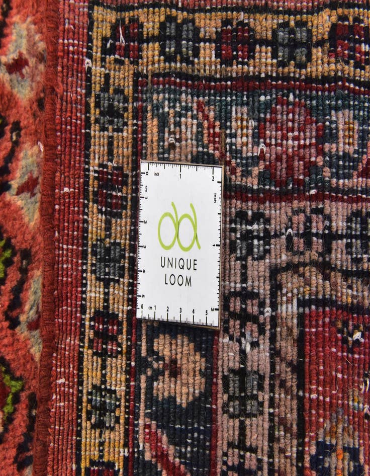 Detail image of 3' 9 x 10' Hand Knotted Farahan Persian Wool Runner Rug