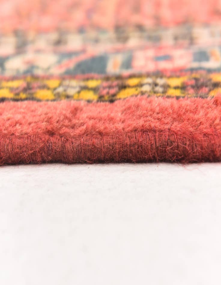 Detail image of 3' 9 x 10' Hand Knotted Farahan Persian Wool Runner Rug