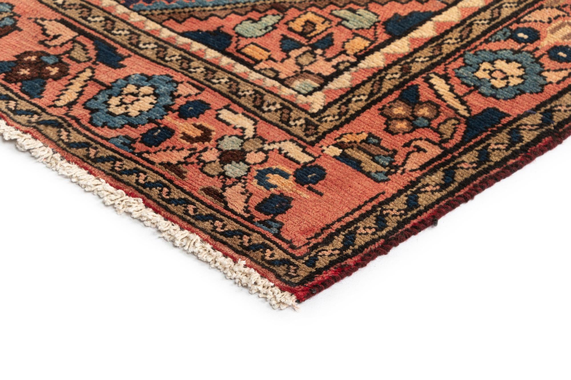 3' 7 x 9' 10 Hamedan Wool Runner Rug