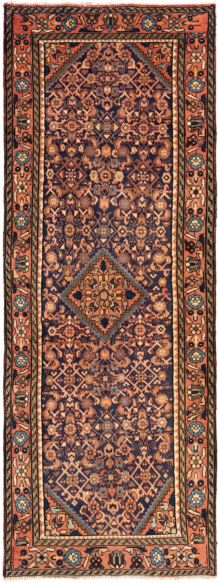 3' 7 x 9' 10 Hamedan Wool Runner Rug