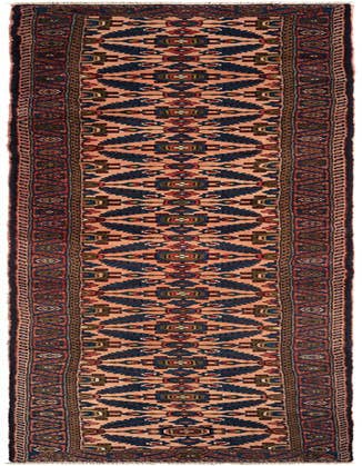 Detail image of 2' 3 x 15' 11 Hamedan Wool Runner Rug