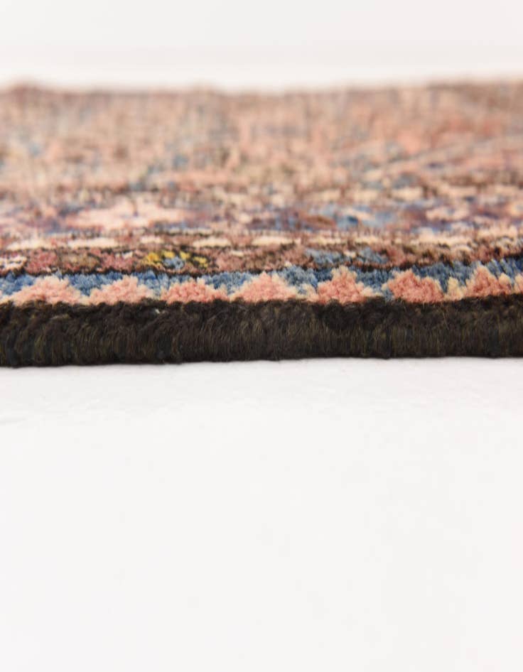 Detail image of 3' 8 x 10' 3  Hand Knotted Hossainabad Persian Wool Runner Rug