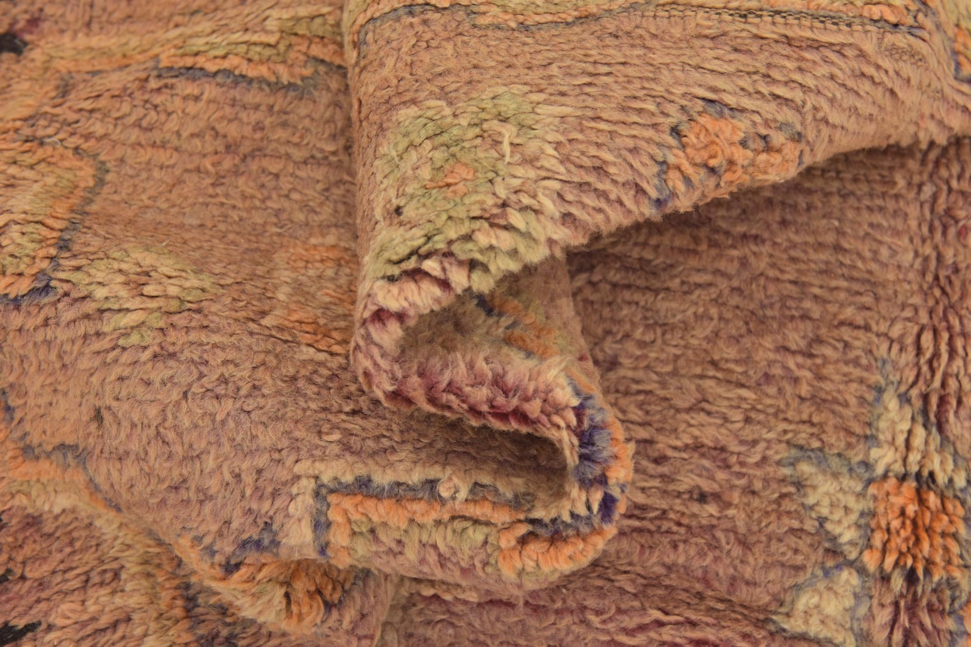 6' 2 x 13' 5 Hand Knotted Moroccan Wool Runner Rug