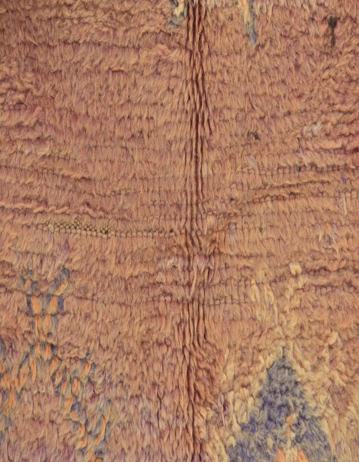 Detail image of 6' 2 x 13' 5  Hand Knotted Moroccan Wool Runner Rug