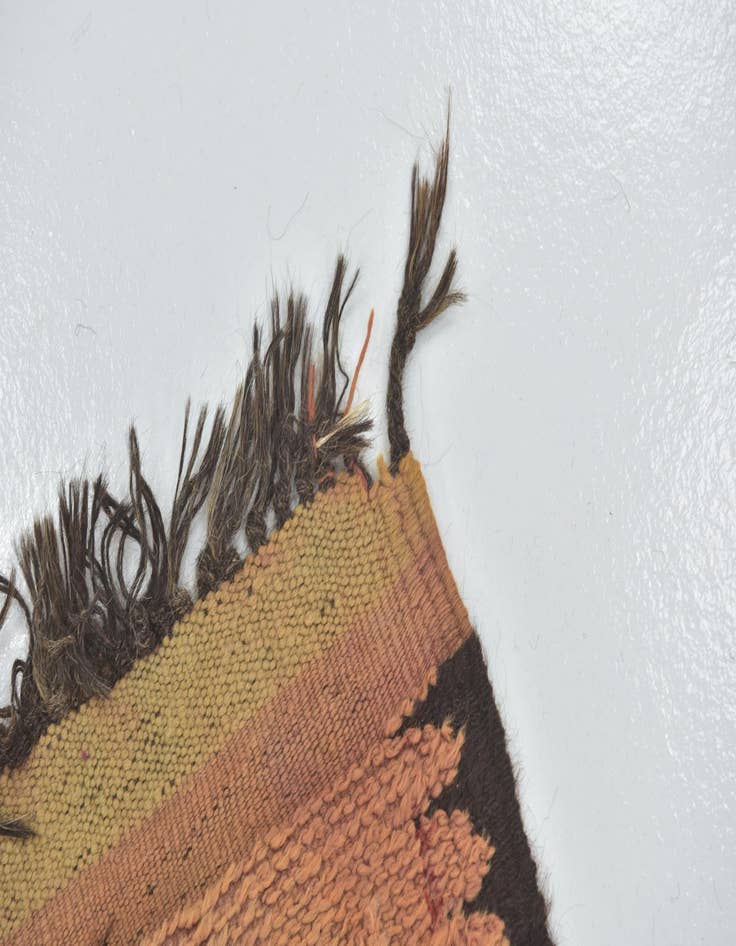 Detail image of 6' 2 x 13' 5  Hand Knotted Moroccan Wool Runner Rug