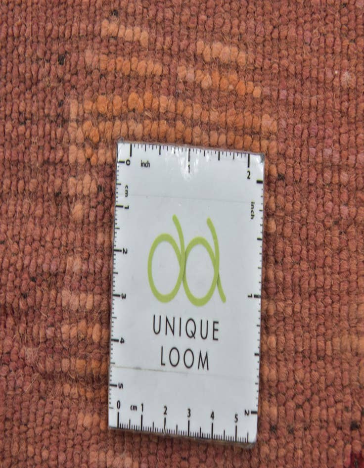 Detail image of 6' 2 x 13' 5 Hand Knotted Moroccan Wool Runner Rug