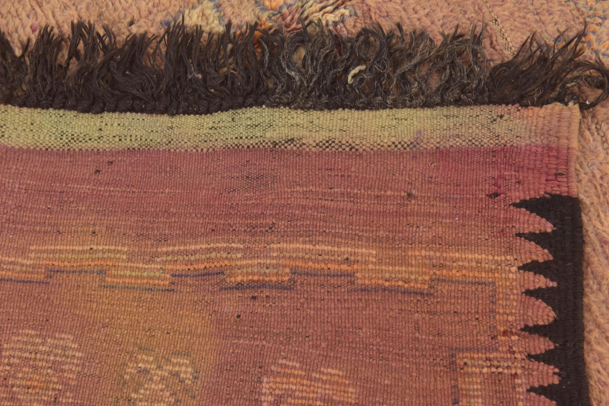 6' 2 x 13' 5 Hand Knotted Moroccan Wool Runner Rug