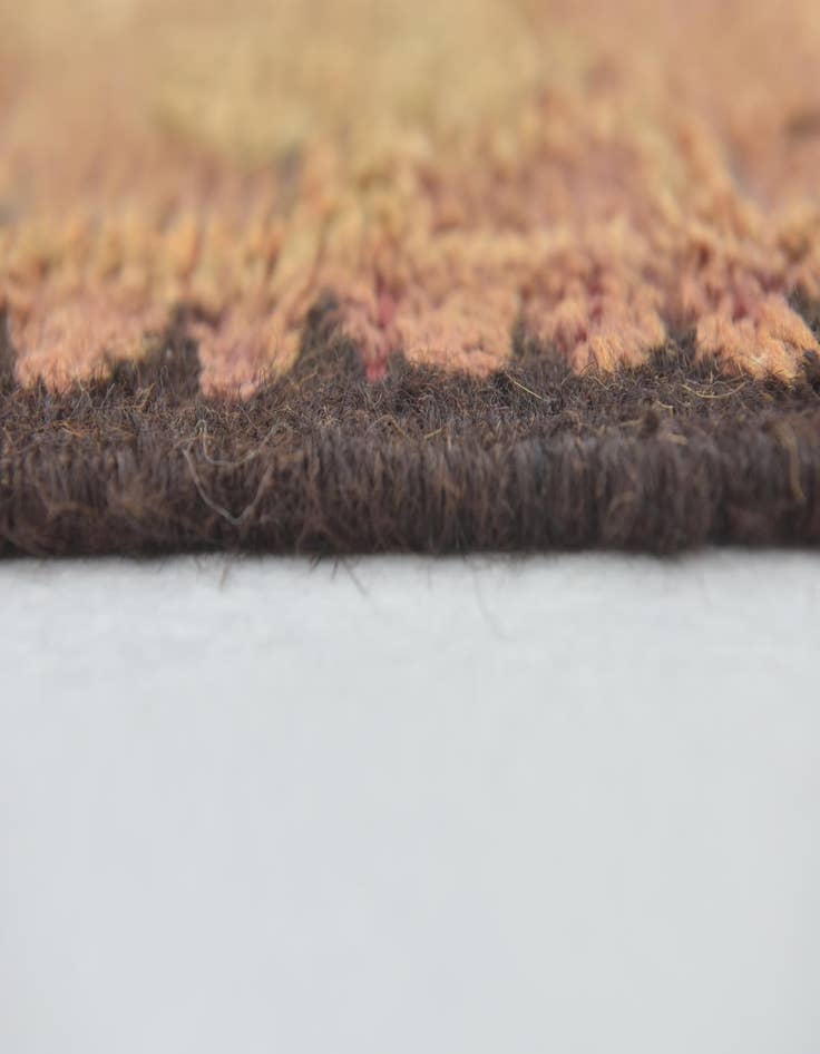 Detail image of 6' 2 x 13' 5  Hand Knotted Moroccan Wool Runner Rug