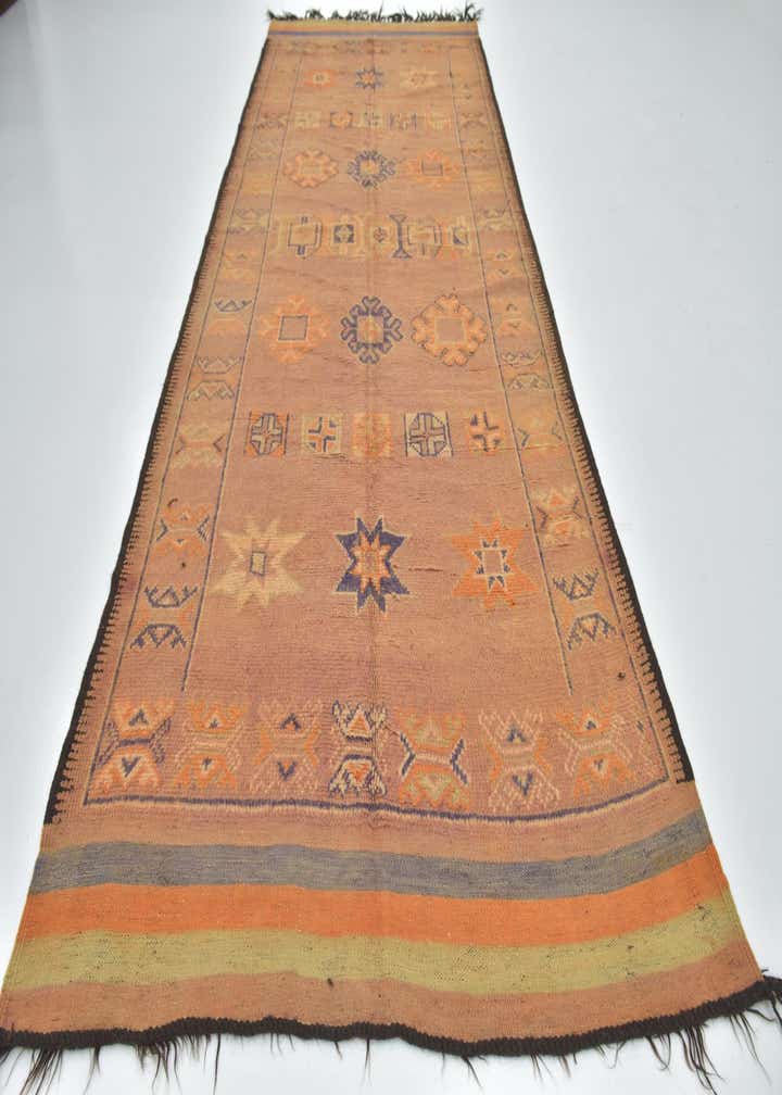 6' 3 x 15' 5 Hand Knotted Moroccan Wool Runner Rug