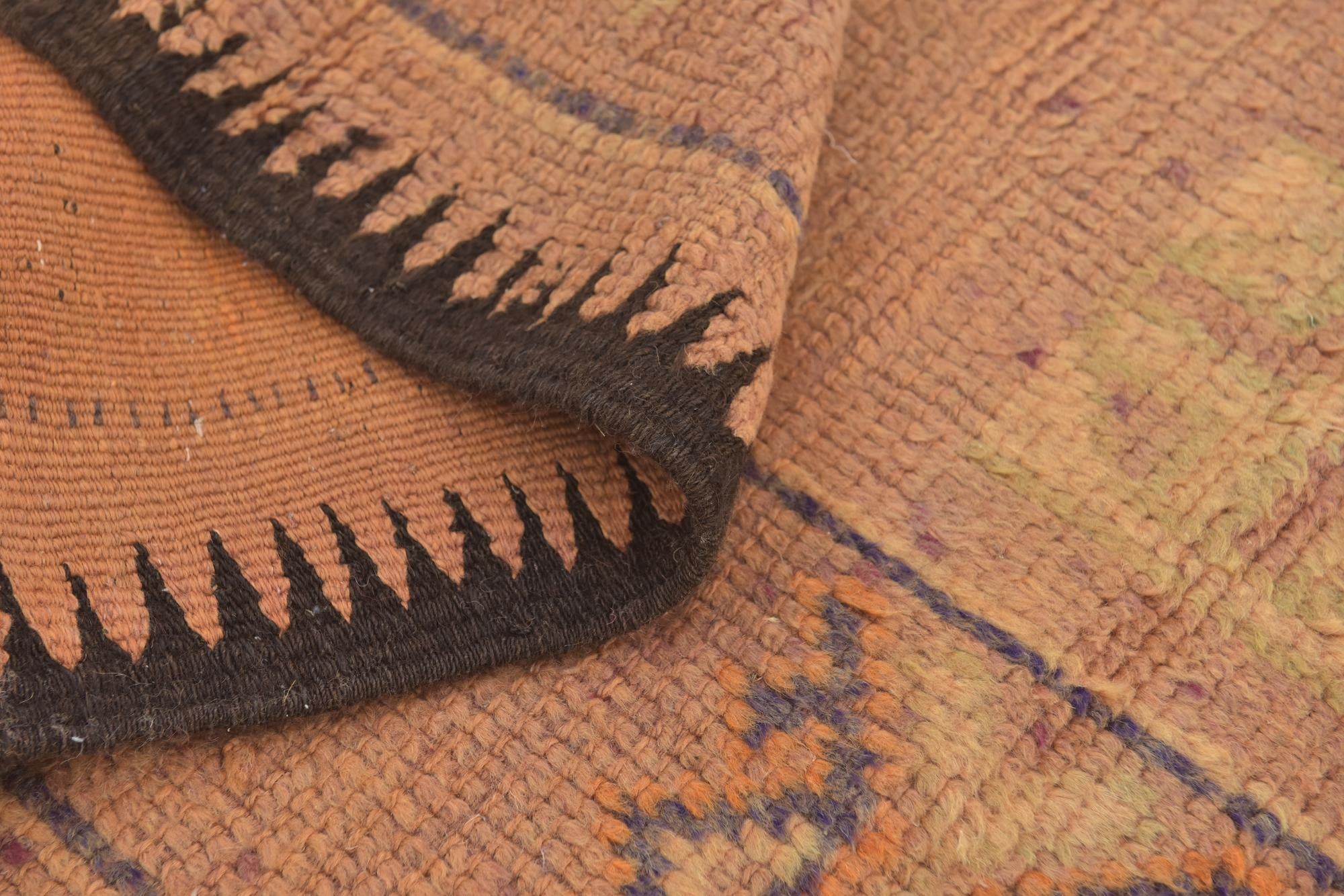 6' 3 x 15' 5 Hand Knotted Moroccan Wool Runner Rug