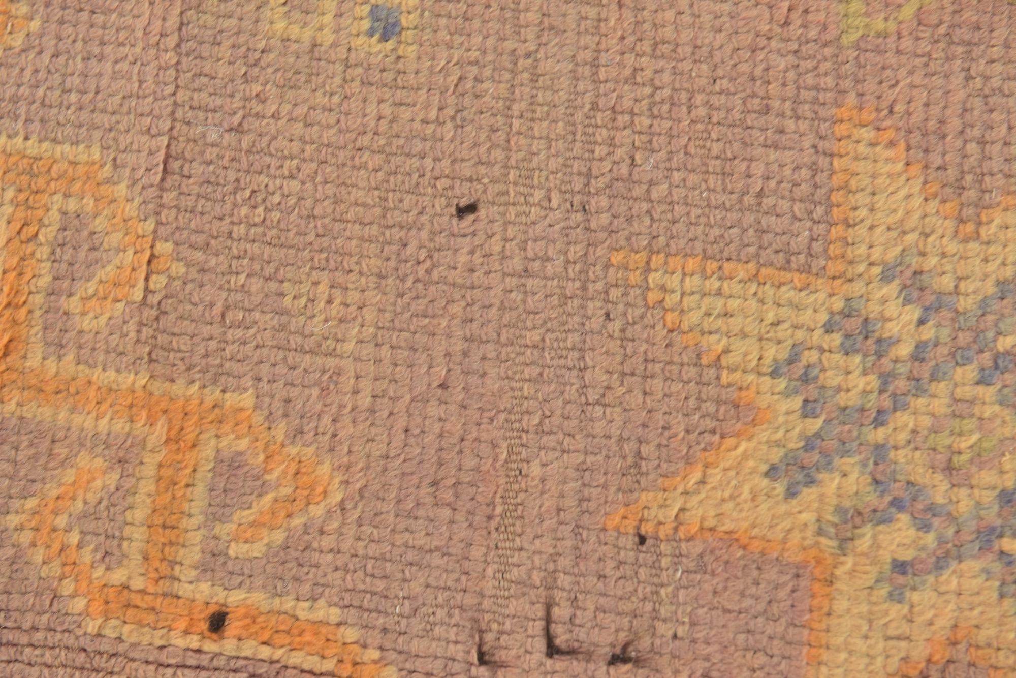 6' x 13' 9 Hand Knotted Moroccan Wool Runner Rug