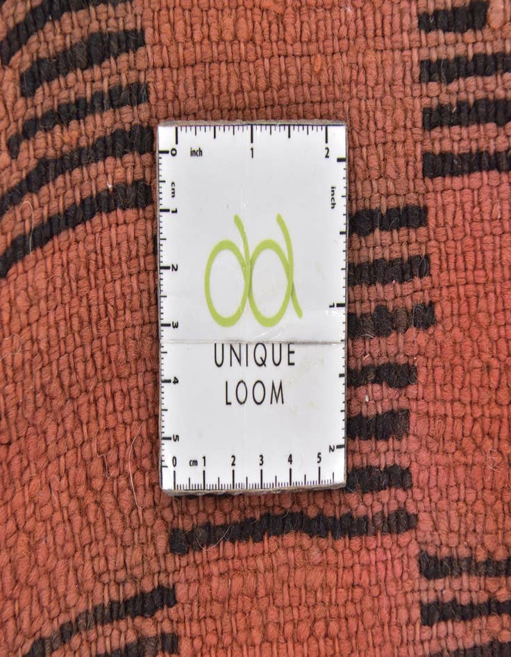 Detail image of 4' x 9' 2 Hand Knotted Moroccan Wool Runner Rug