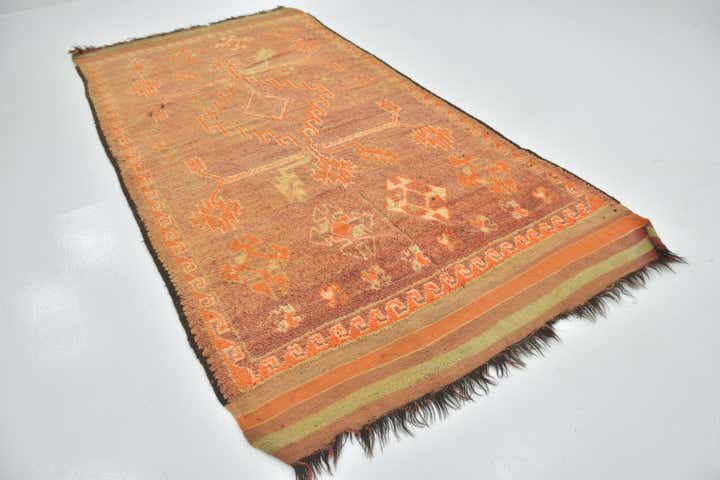 6' x 12' Hand Knotted Moroccan Wool Runner Rug