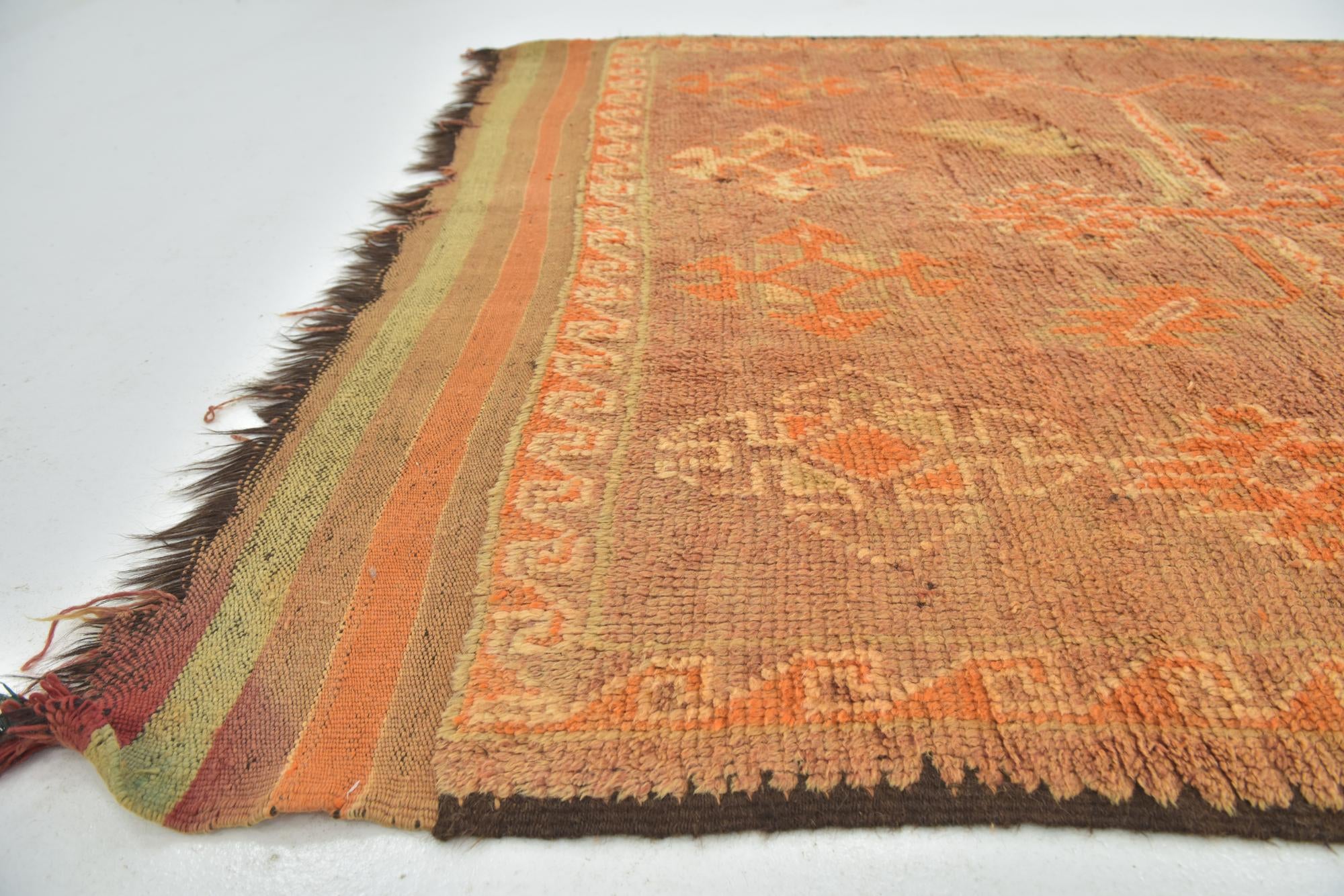 6' x 12' Hand Knotted Moroccan Wool Runner Rug