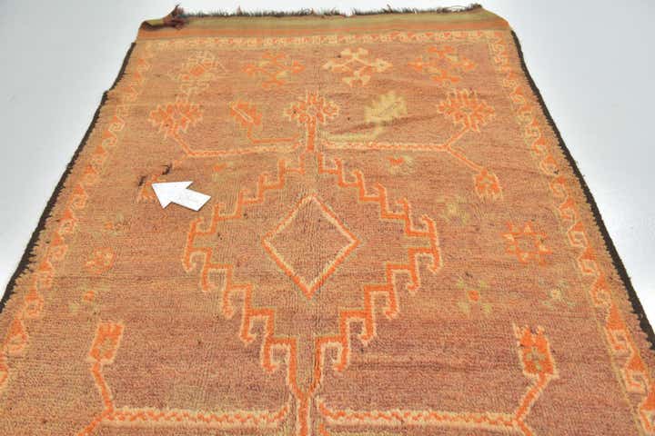 6' x 12' Hand Knotted Moroccan Wool Runner Rug