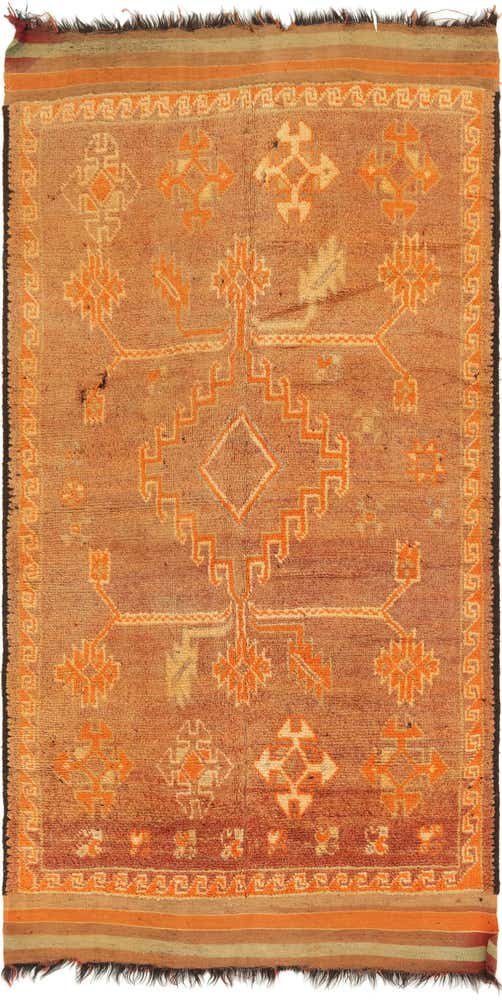 6' x 12' Hand Knotted Moroccan Wool Runner Rug