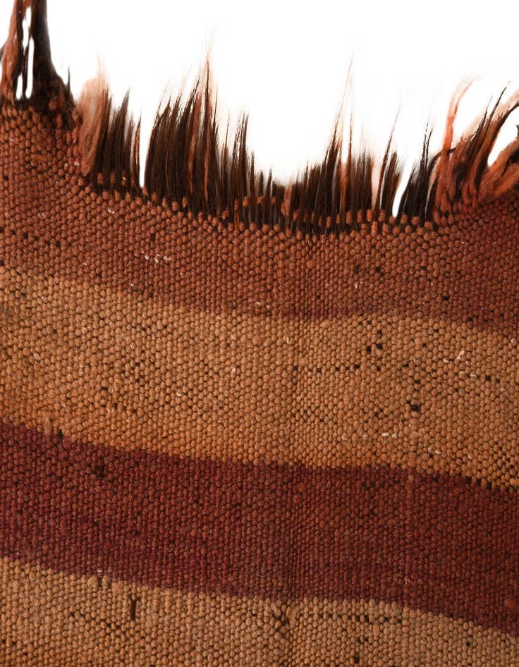 Detail image of 6' 8 x 13' 8  Hand Knotted Moroccan Wool Runner Rug