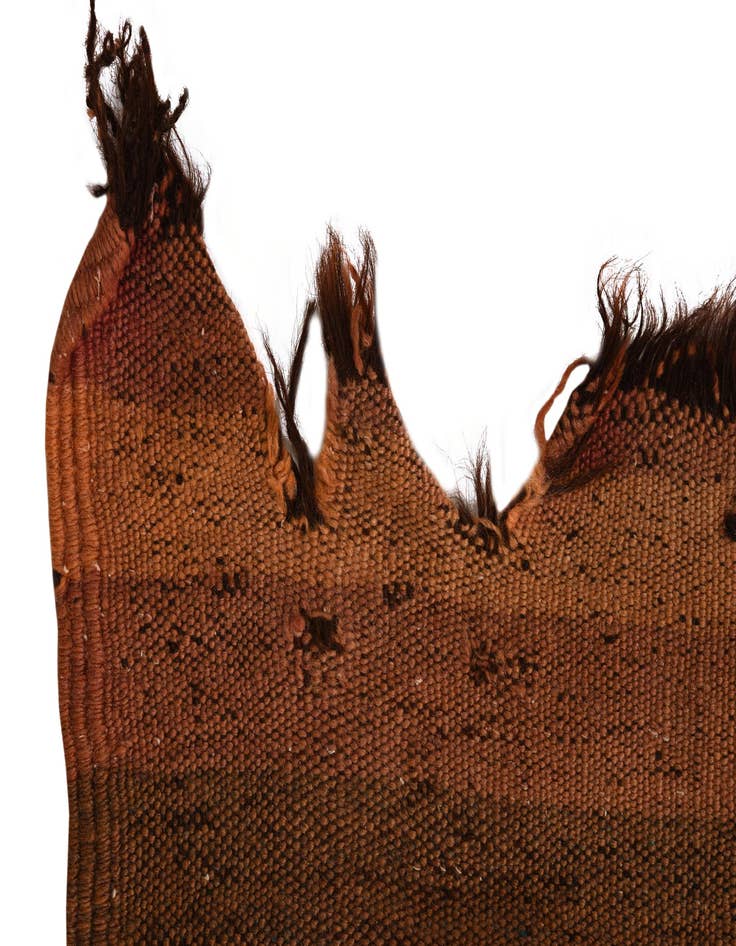 Detail image of 6' 8 x 13' 8  Hand Knotted Moroccan Wool Runner Rug